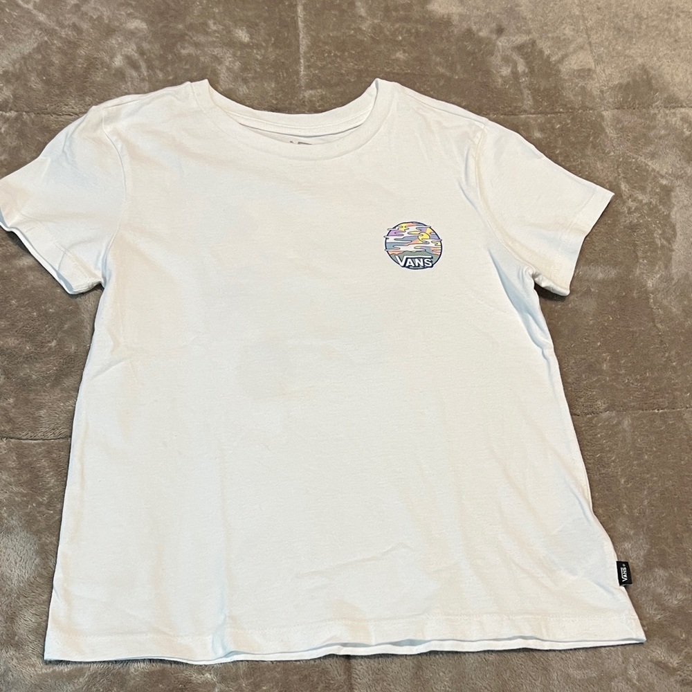 Vans Kids White Graphic Tee